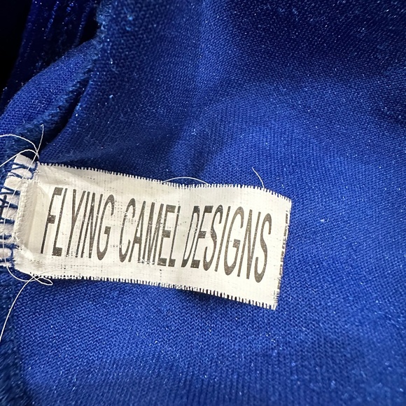 Flying Camel Designs Royal Blue Skating Dress medium adult - Picture 6 of 10